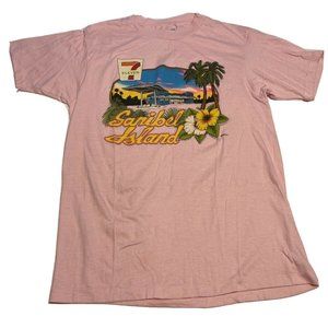 Vintage 80s Sanibel Island 7-11 Gas Station L